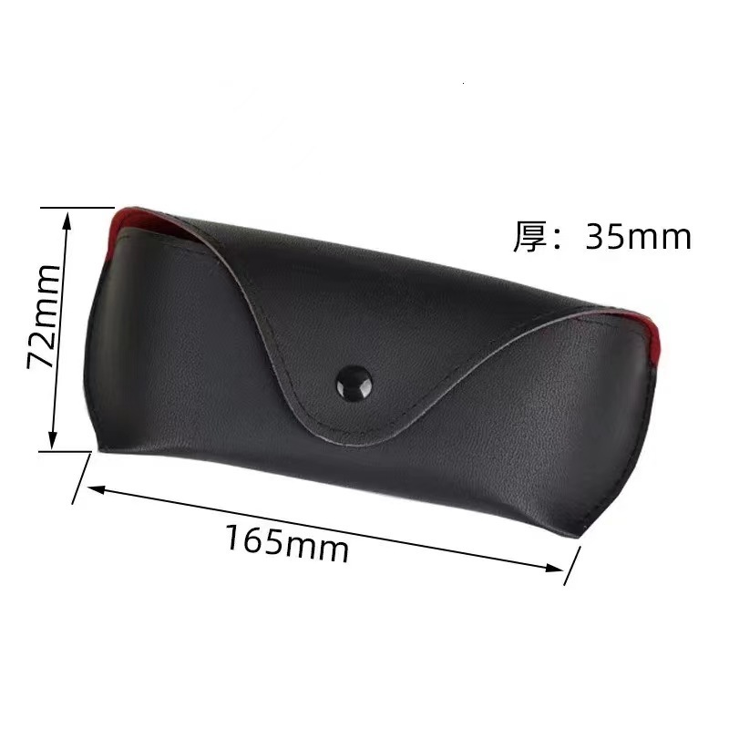 Zipper glasses case, glasses bag, polarized glasses accessories, 5-piece set, high-end men's and women's glasses case set