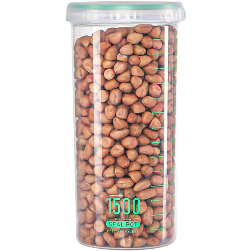 [Dropshipping Available] Food-Grade Sealed Storage Jars for Grains & Dry Goods, Transparent Kitchen Containers for Storing Staples
