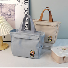 新款上班饭盒手提包带饭高颜值便当包手提袋大容量加厚保温袋