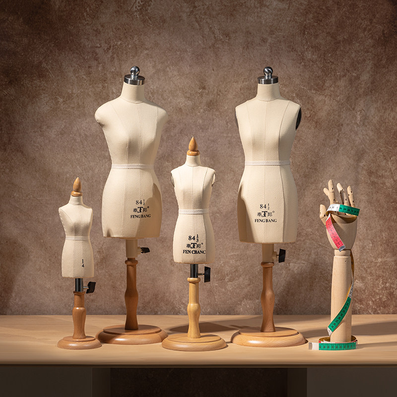 Fengbang Little People, half-size and quarter-size, teaching three-dimensional cutting techniques for women's BJD mini clothing design, mannequin dolls