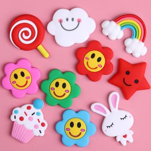Small Red Flower Magnetic Sticker Refrigerator Sticker Student Reward Red Flower Sticker Cute Cartoon Whiteboard Sticker Early Education Magnetic Sticker Magnet