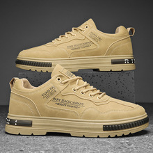 男鞋2024春秋季新款透气工地干活劳保鞋子男潮流百搭运动休闲