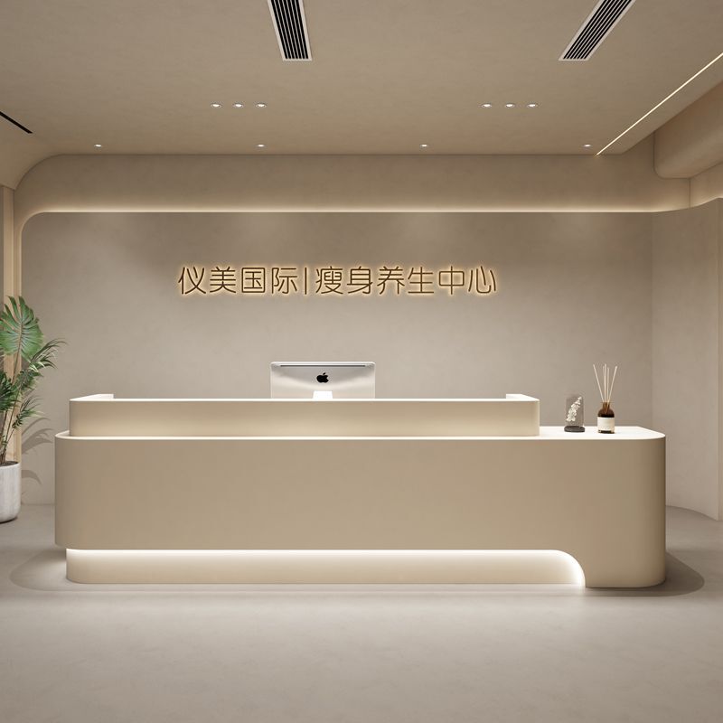 Simple Beauty Salon Cashier Medical Beauty Clinic Front Desk Paint Company Reception Desk Clothing Store Yoga Studio Bar Table Simple Beauty Salon Cashier Medical Beauty Clinic Front Desk Paint Company Reception Desk Clothing Store Yoga Studio Bar Table