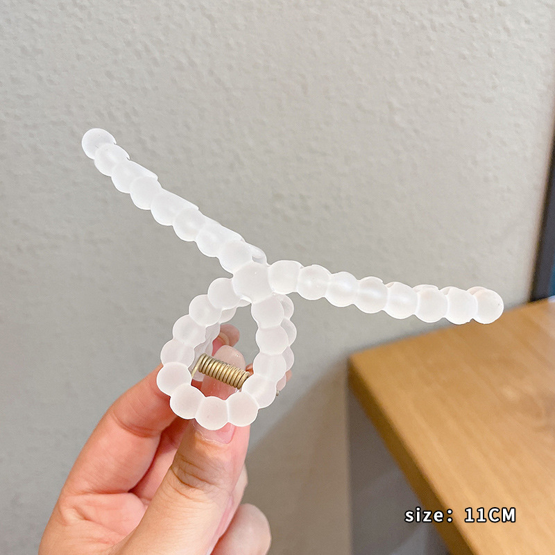 Pasador de Pelo Elegante Estilo Coreano, Pinza de Pelo Grande de Alta Gama, Nuevo Estilo 2025 para Peinados Recogidos, Pinza para Cabello Grueso.