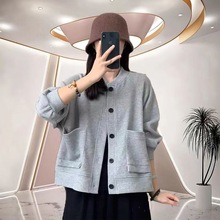 2025春秋季新款女士短外套开衫卫衣棒球服洋气新款夹克上衣女装潮