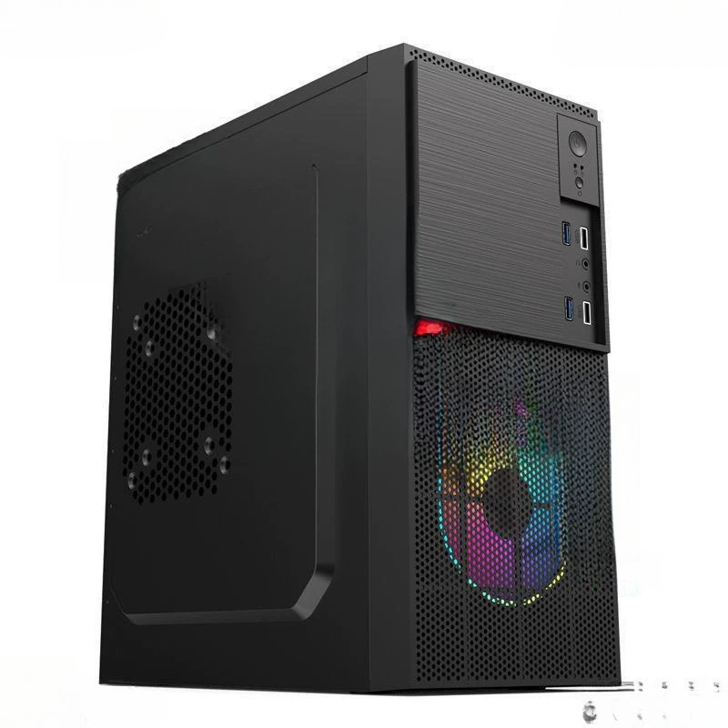 Desktop small chassis portable game transparent side desktop computer case mini computer backline mini small chassis