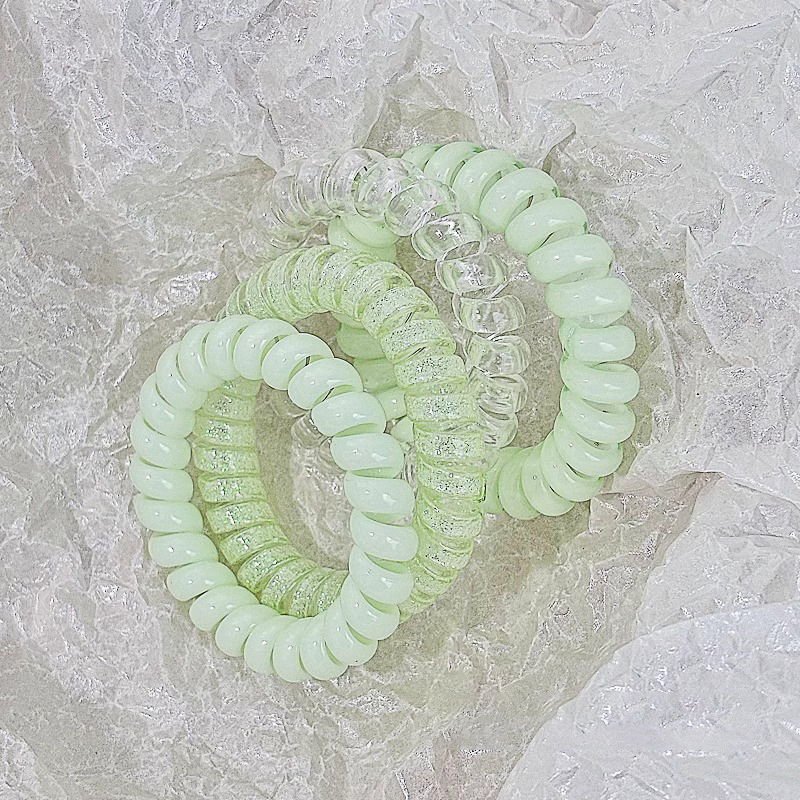 Línea telefónica bucle de cabello red 2025 nuevo cabello atado correa de cabello sin marcas cuerdas de cabello de alta sensación coreana bucle de cabello tocado