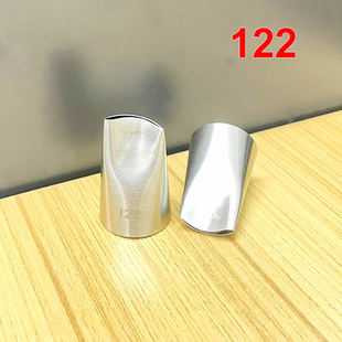 122# pastry pastry nozzle 25MM diameter 304 seamless stainless steel cookie cake decorative nozzle baking DIY