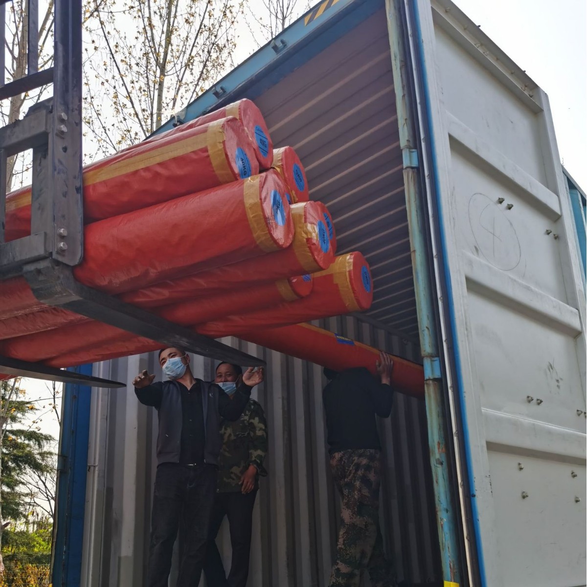 双桔色全新加厚篷布塑料编织防水防雨防晒防潮防尘遮阳苫布盖布