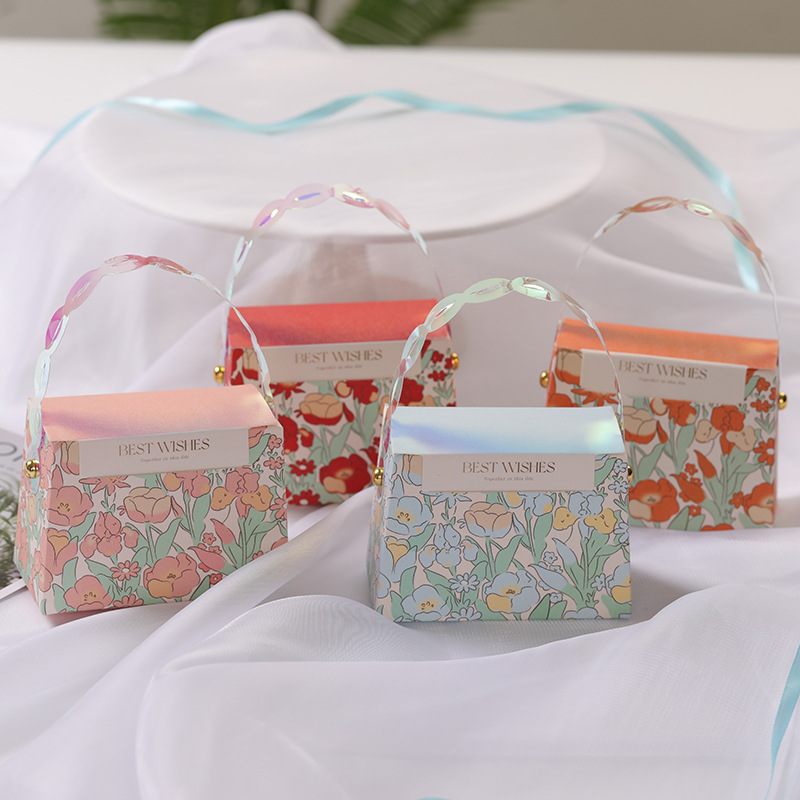 Boda caja de dulces en línea caja de regalo de la celebridad Europea chica corazón caja de regalo Portátil Bolsa de Boda boda embalaje caja de dulces