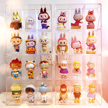 厂家盲盒收纳展示架泡泡玛特展示盒毕奇手办收纳盒模型防尘成人展