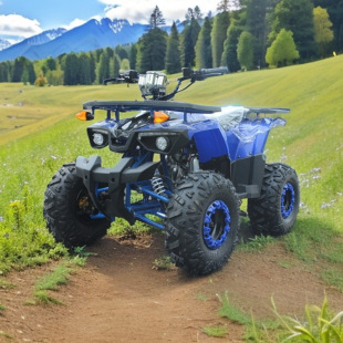 Four-Wheel All-Terrain Mountain Off-Road Motorcycle 125Ccatv Small War God Beach Car Fuel Off-Road Motorcycle