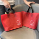 Thickened matte plastic makeup gift clothing shoe box Wholesale cheap packaging handbag for girls clothing store