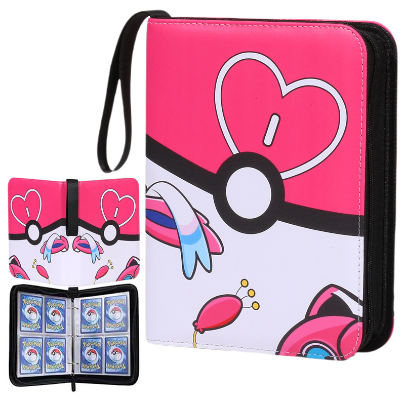 FUENTE fabricante en stock suministro baokemeng juego tarjeta colección libro Magic Baby Tarjeta de cremallera libro de almacenamiento