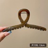 Brand big crab pin, shark, hairgrip, advanced hair accessory, South Korea, simple and elegant design, high-quality style