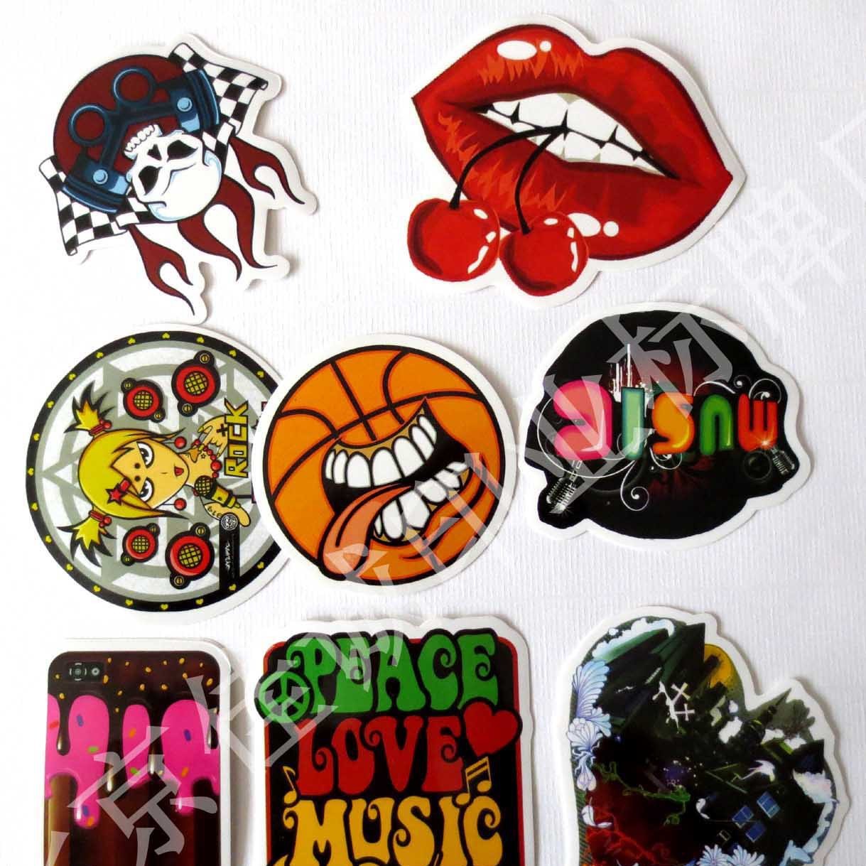 卡通图案不干胶贴画 彩色卡通贴