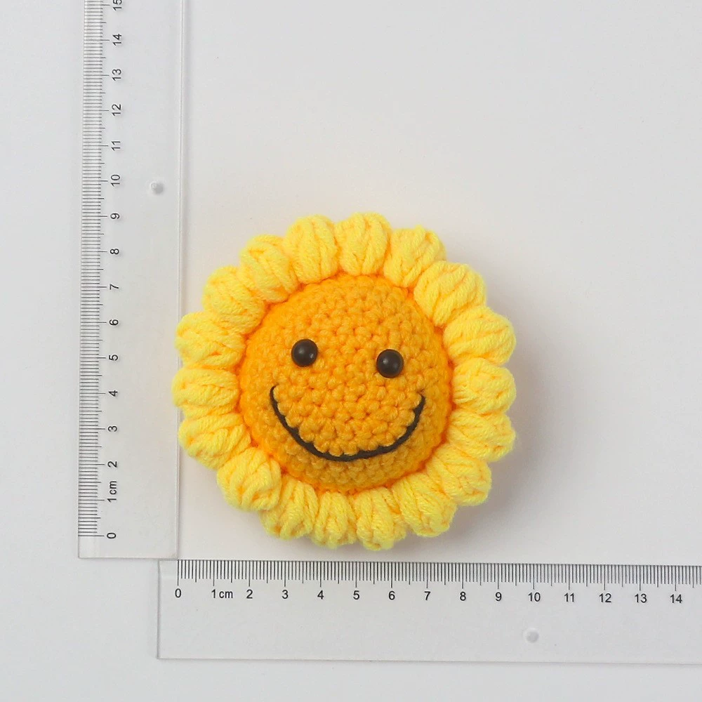 Яблоко, подвеска handmade, клубника, вязаная брелок, подсолнух, оптовая