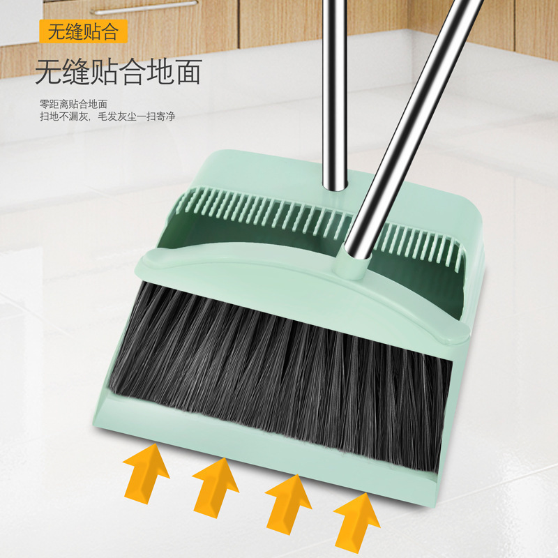 家庭用厚みのあるほうきちりとりセット 2点セット マジックほうき 3点セット ワイパーモップ 床掃除用品|undefined