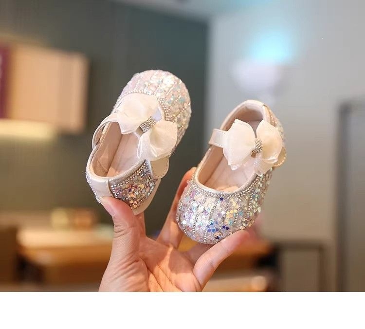 Chaussures bébé fille premier pas semelle souple en cuir_voghion.com