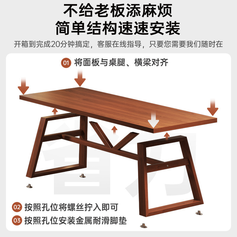 实木芯餐桌长条桌多人吃饭桌椅组合商用餐厅长方形大板桌商用餐桌|undefined
