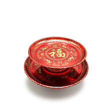 家用供盘加厚合金佛前供果盘财神拜神托盘供佛水果盘供奉招财贡盘