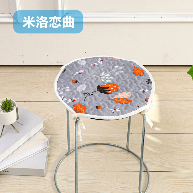 丸腰掛け布芸クッション椅子クッション丸腰掛けセット円形ホテル腰掛けカバー家庭用小型丸腰掛け|undefined