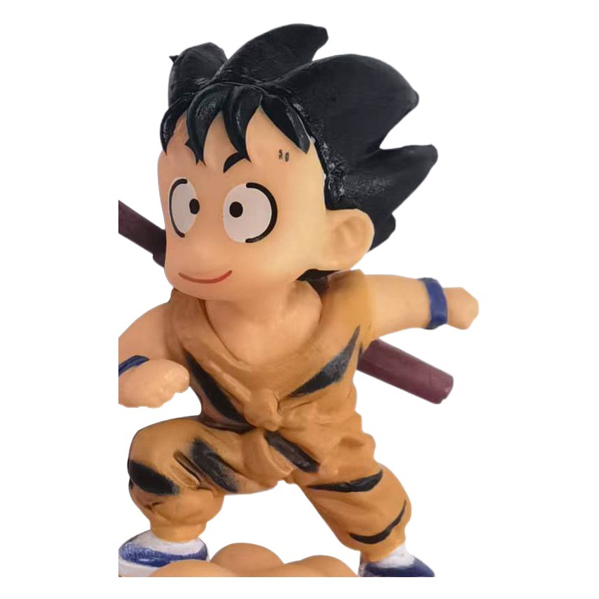 Azul Graso Dibujos Animados Buceo Rana Hombre Pecera Paisajismo Adorno Somersault Nube Wukong Tanque Pequeño Micro Paisaje Pêssego Blanco