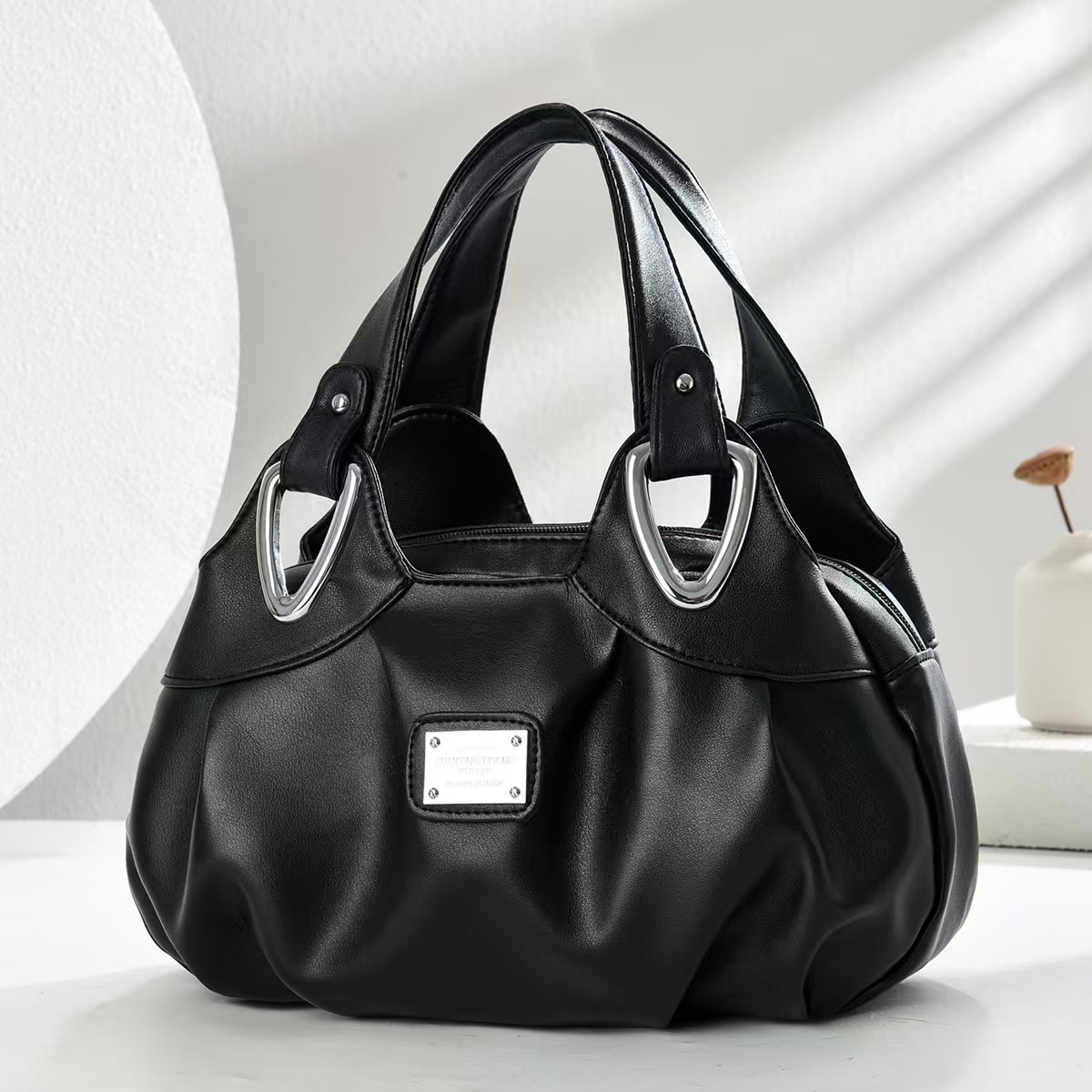 Bolso de mano de gran capacidad 2025, nuevo estilo de impresión, bolso de hombro, transporte, ocio, bolso de mano.