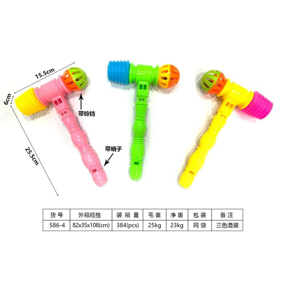 Niños BB Hammer Fun Beat Music con silbato y sonido Martillo vocal Juego entre padres e hijos Juguetes interactivos al por mayor