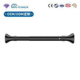 跨境热销罗马杆伸缩免打孔安装窗帘杆单杆窗帘支架杆晾衣杆挂衣杆