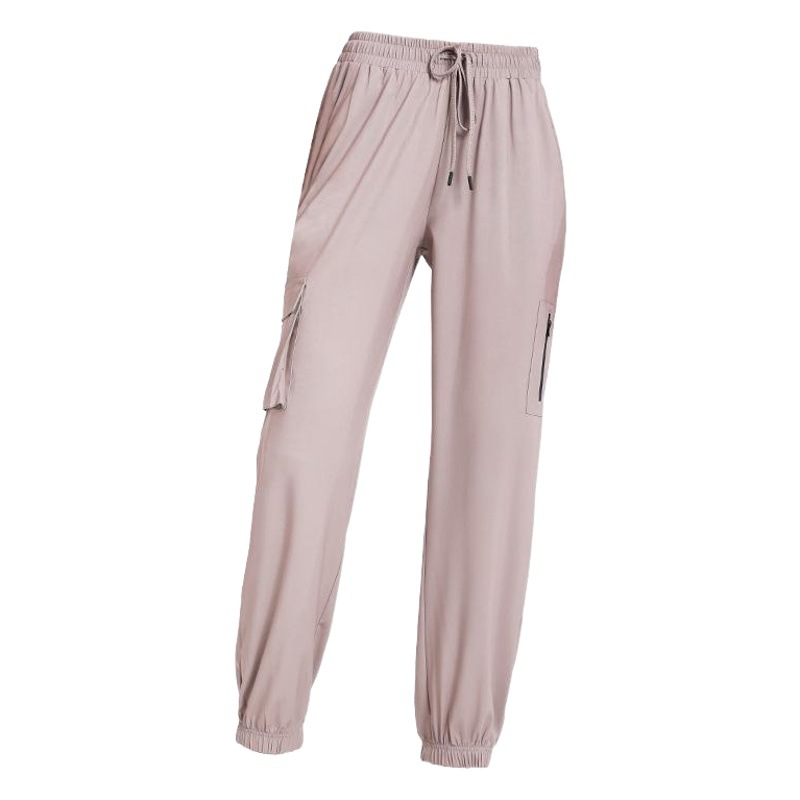 Pantalones deportivos de primavera y verano europeos y americanos pantalones de lápiz transpirables sueltos rectos para mujer Pantalones de entrenamiento físico de secado rápido para correr profesional