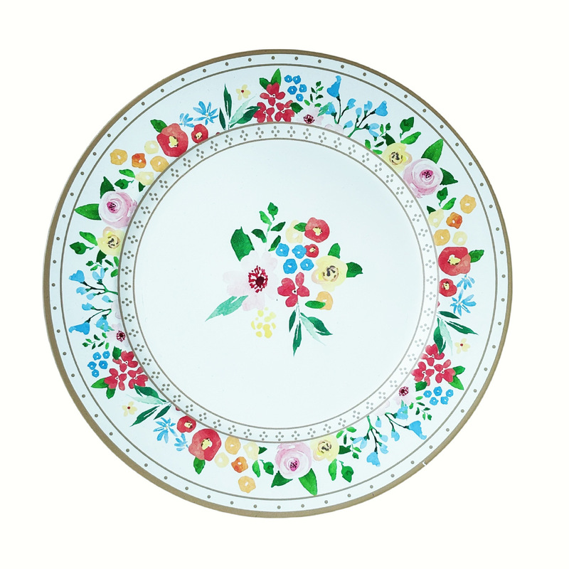Cross-Border Charger Plates European Wedding Party Fresh Pastoral Modern Simple Flower Plate Mat Pp Plastic Cross-Border Charger Plates European Wedding Party Fresh Pastoral Modern Simple Flower Plate Mat Pp Plastic