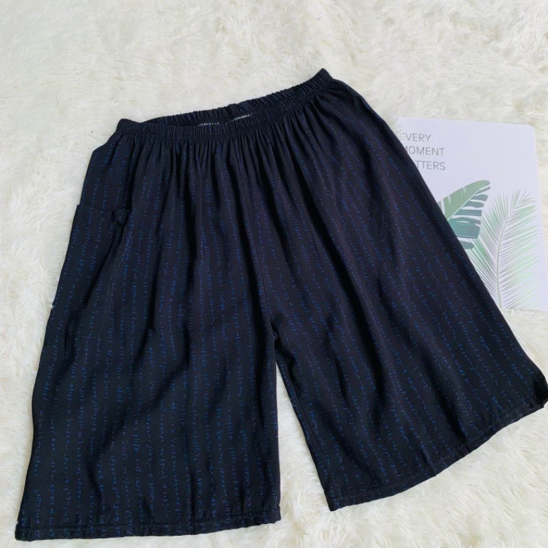 《남성용 5부 바지》 밤하늘의 잔잔한 물결