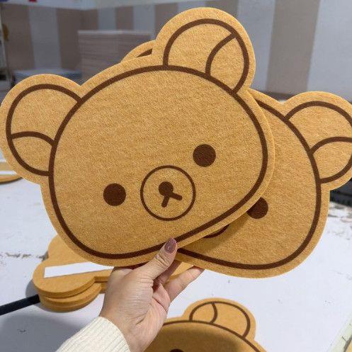 [1971 People Collection] New Easy Bear Felt Cute Cartoon Cork Board Decoration Photo Wall Free