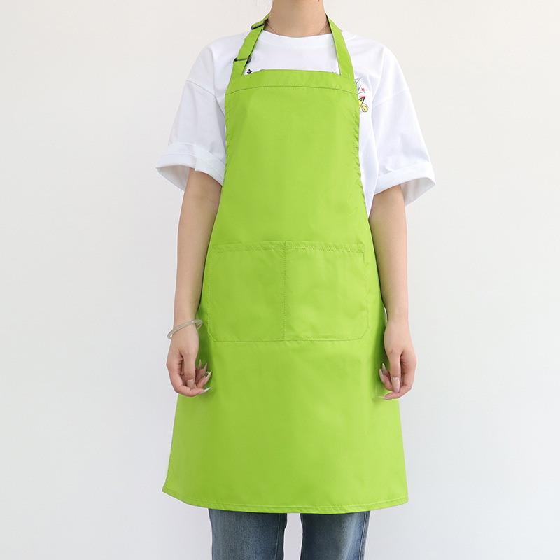 Nuevo delantal impermeable transfronterizo logotipo personalizado ajustable cocina doméstica lavaplatos panadería delantal de ropa de trabajo