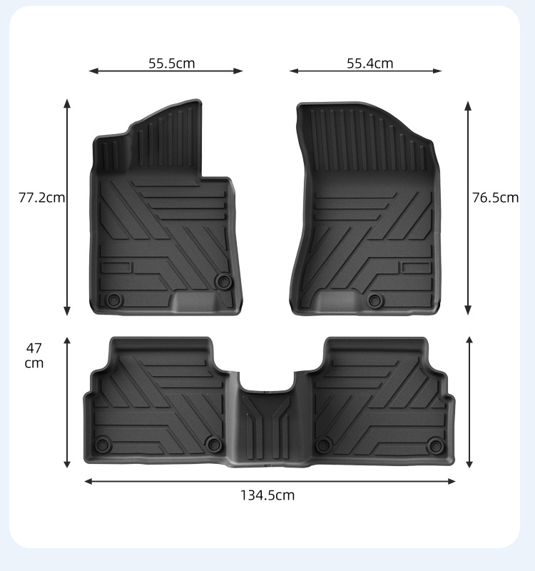 Suitable for 21-26 Kia K5/Modern Sonata TPE car floor mats and trunk mats wholesale