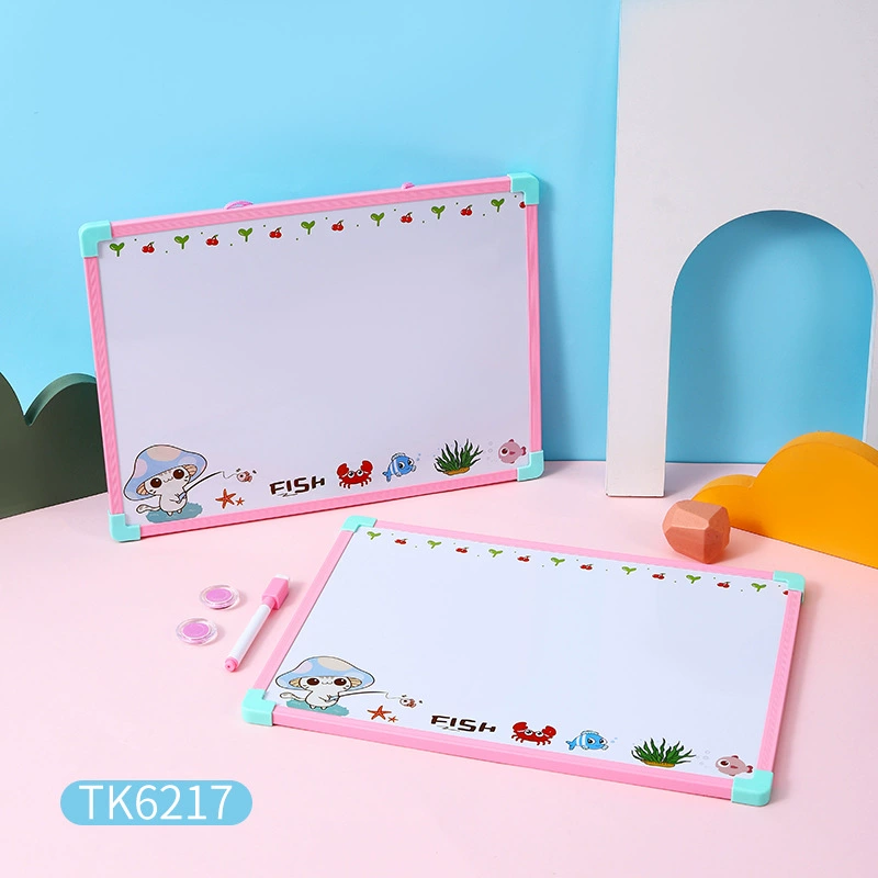 晶晶 Magnetic children's double-sided whiteboard writing and erasable baby graffiti office notes dry erasing hanging message board