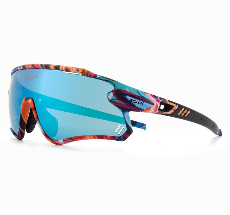 Gafas Polarizadas Deportivas de Ciclismo de TR90, Protección contra Viento y Arena, Apto para Miopía, para Ciclismo