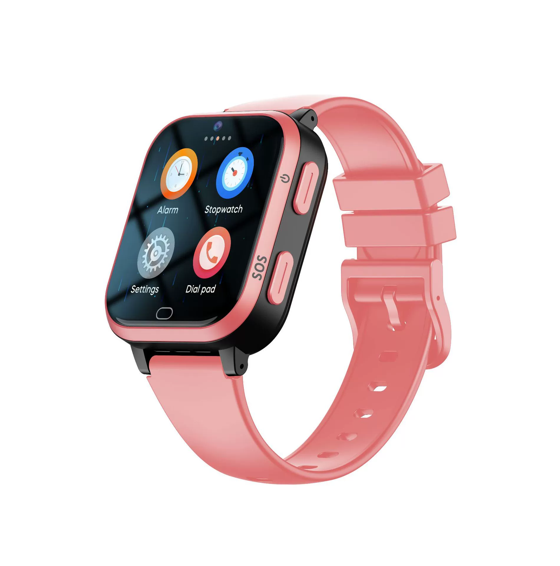 With synchronisation with phone, waterproof children's watch for students, 4G, support function for all network communication standards