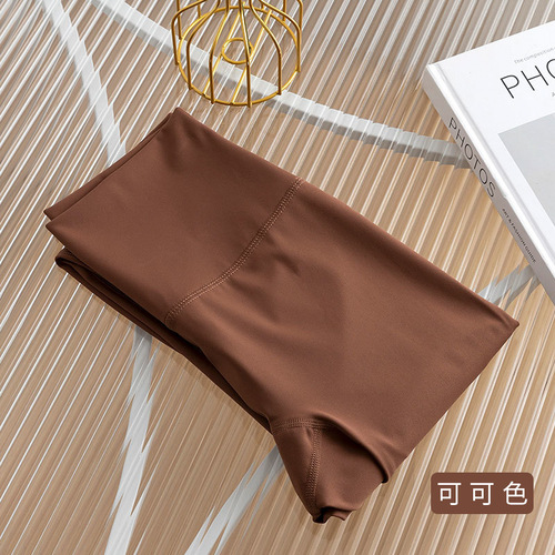 New Arrival Lulu No-Upside-Down-Line High-Waisted Hip-Lifting Yoga Pants for Women — European & American Style, Ultra-Skinny, Peach-Hued, Perfect for Yoga