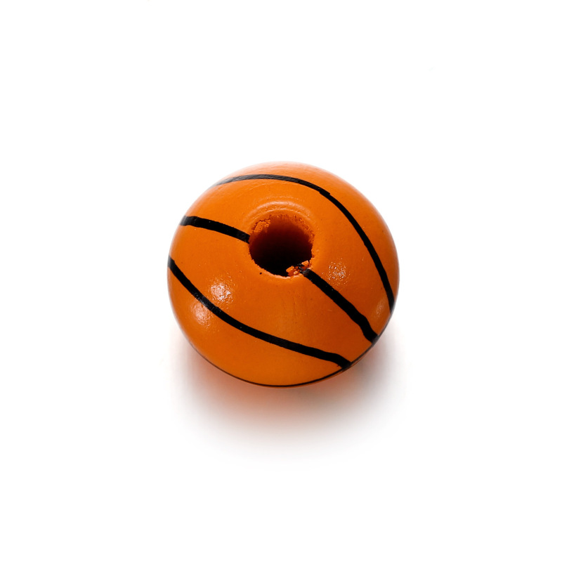 木のボールのバスケットボールの小さい木の玉のカラーの実木のボールのサッカーの玉の散珠の卸売りのアクセサリーの部品|undefined