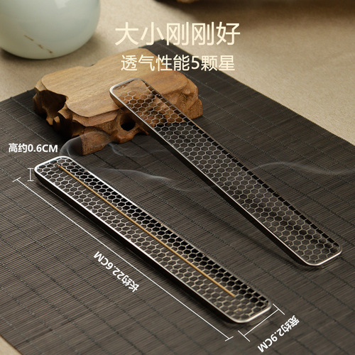 Incense Burner Stand, Stainless Steel Net Incense Burner Fireproof Pads, Household Indoor Agarwood Incense Burner Fireproof Cotton Incense Burner