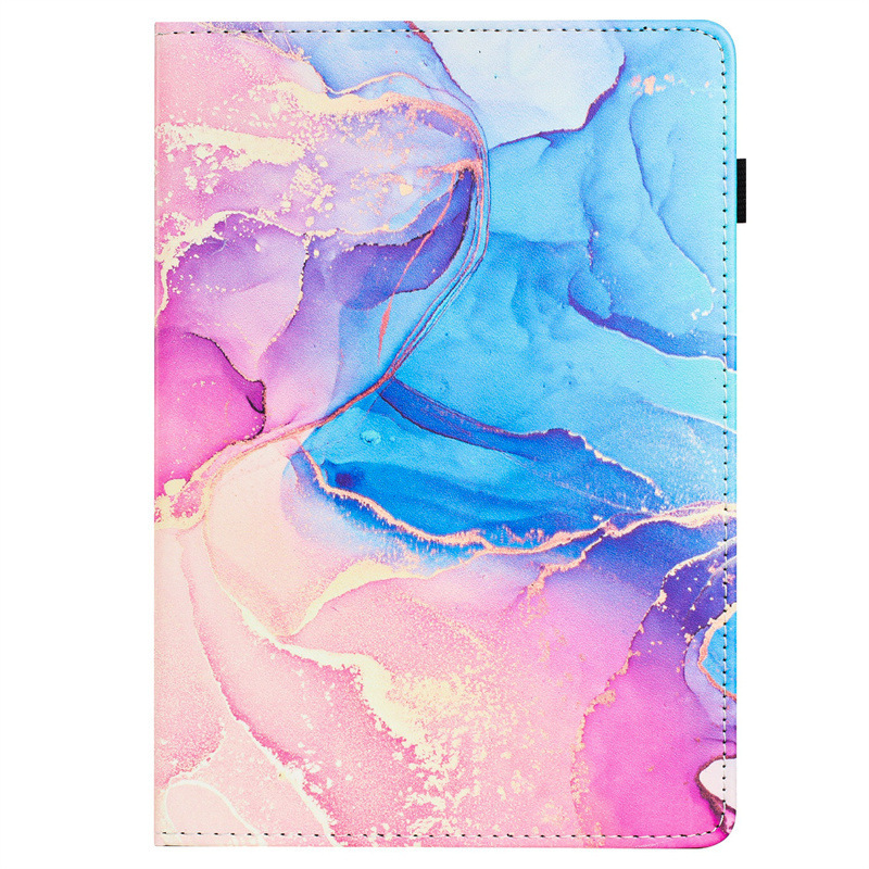Suitable for kindle fire HD8plus flat leather case new marble pattern flat protective case wholesale Suitable for kindle fire HD8plus flat leather case new marble pattern flat protective case wholesale
