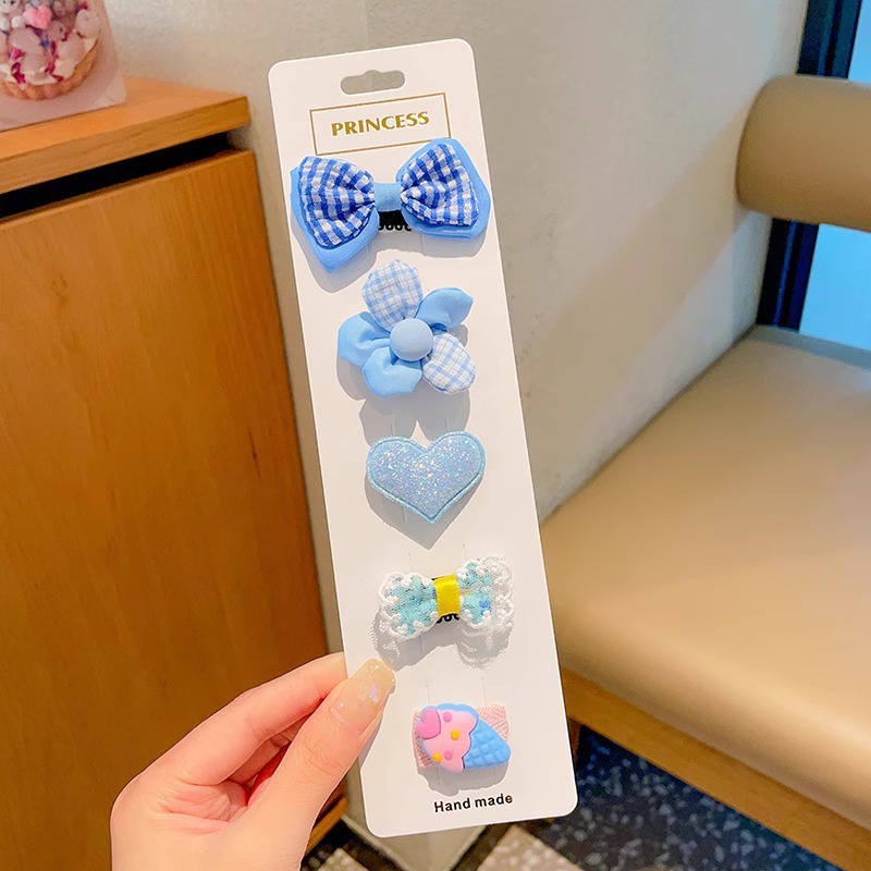 婴儿汗毛夹女宝宝发夹不伤发胎毛夹夹子头饰儿童婴幼儿发量少发卡|undefined