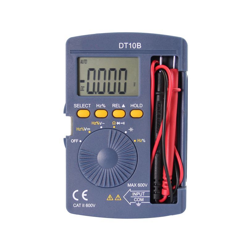 数字万用表 DT10B超薄型数字口袋型万用表 小型万能表高盛电子