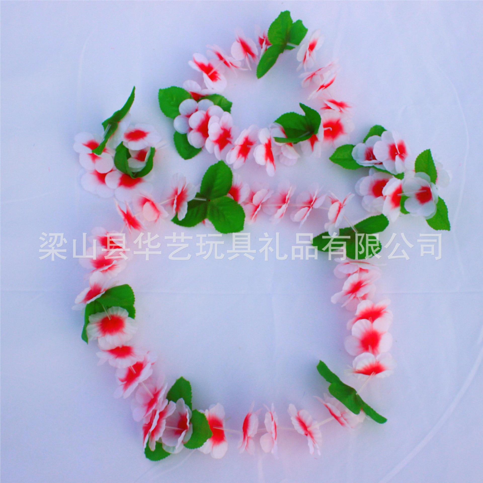 Fábrica al por mayor guirnalda hawaiana traje etapa fiesta carnaval hula accesorios transfronterizos nueva guirnalda