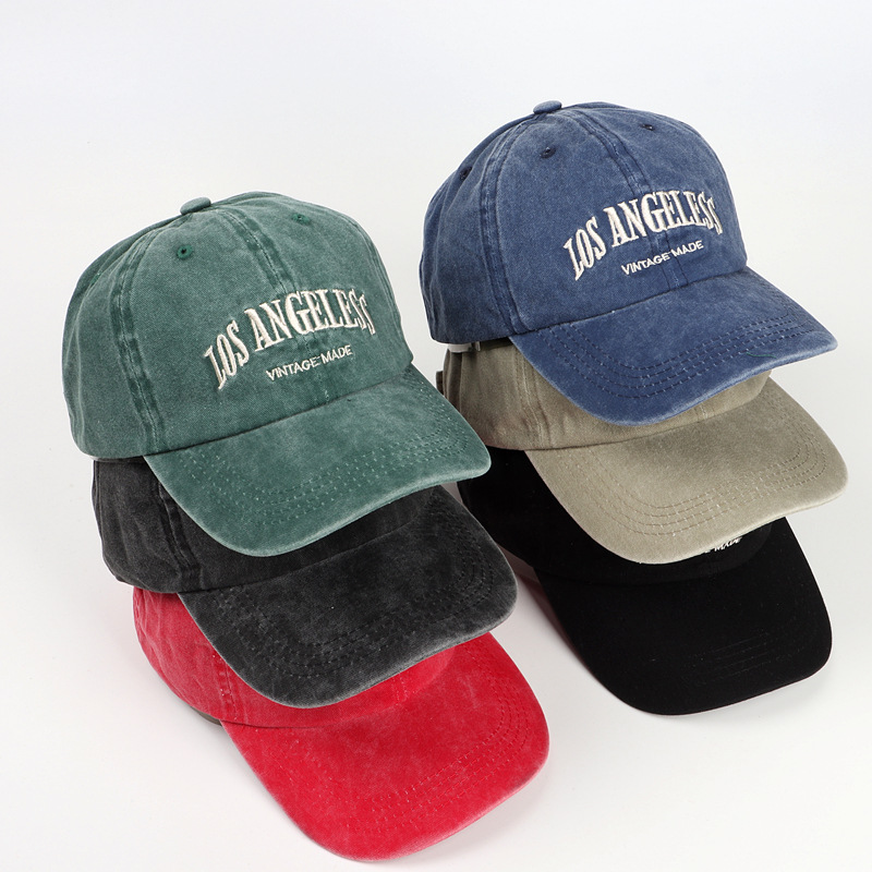 Daily Occasion Cotton Material Unisex Fashion Letter Embroidery Curved Eaves Baseball Cap