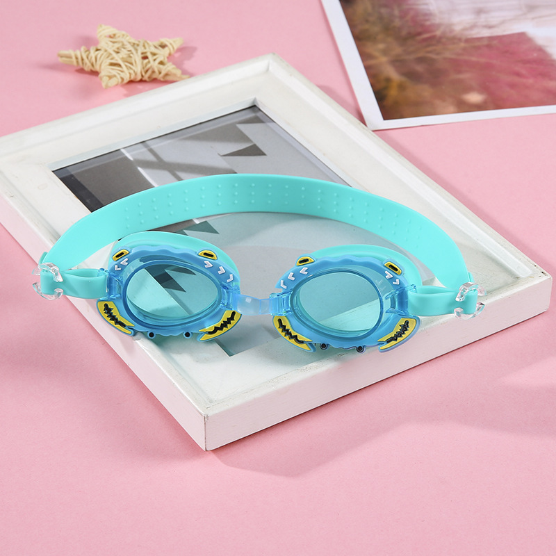 Gafas de Natación Infantiles con Dibujos Animados de PC Impermeable Antivaho para Niños