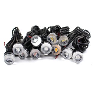 Motorcycle electric car eagle eye lamp super bright modified accessories 12V screw lamp license plate lamp LED decorative lights