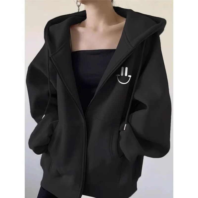 블랙 [봄, 가을 얇은 스타일]